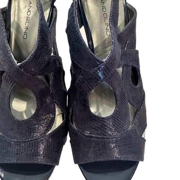 Bandolino navy sandal pump - Picture 5 of 6